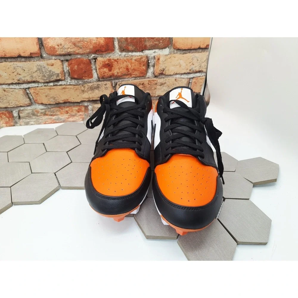 Air Jordan 1 Low TD Shattered Backboard Men's Size 15 Football Cleats FJ6245-801